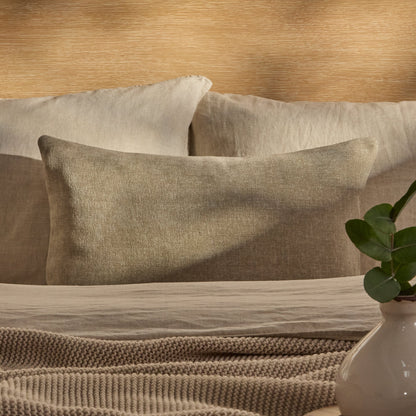Yelden 35x55cm Scatter Cushion Cover - Mink Taupe - Laura James