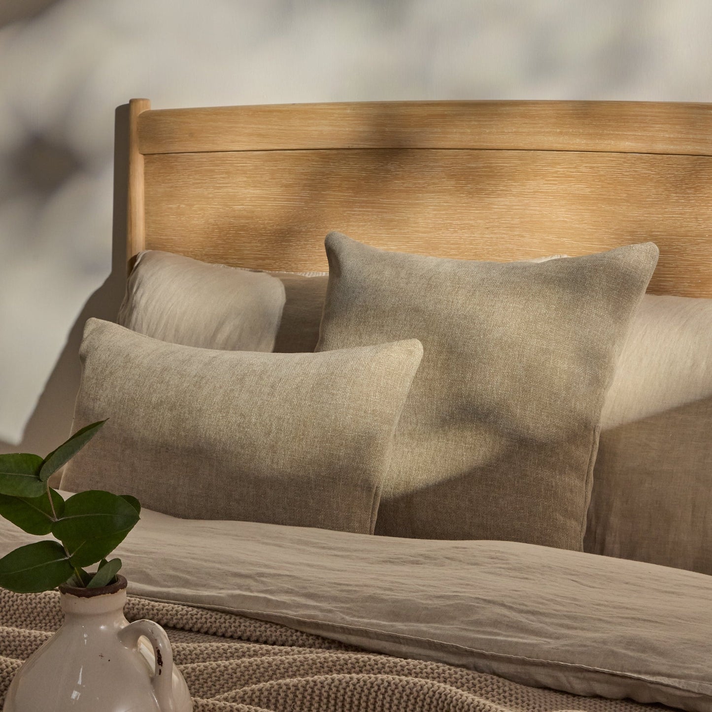 Yelden 35x55cm Scatter Cushion Cover - Mink Taupe - Laura James