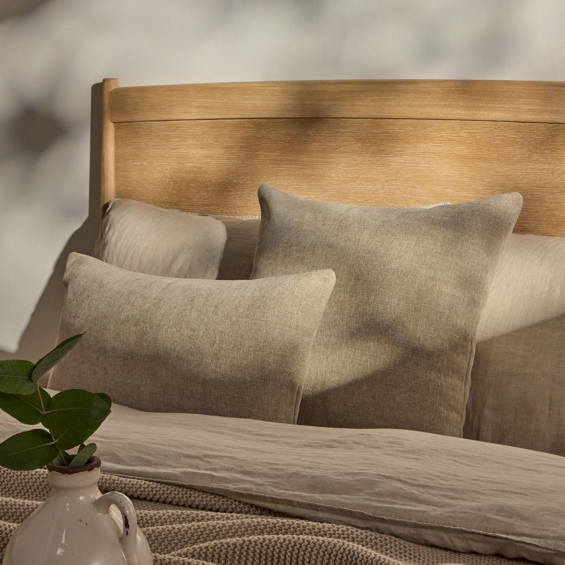 Yelden 35x55cm Scatter Cushion Cover - Mink Taupe - Laura James