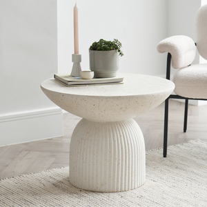 Zaliki Pearl Terrazzo Concrete Coffee Table