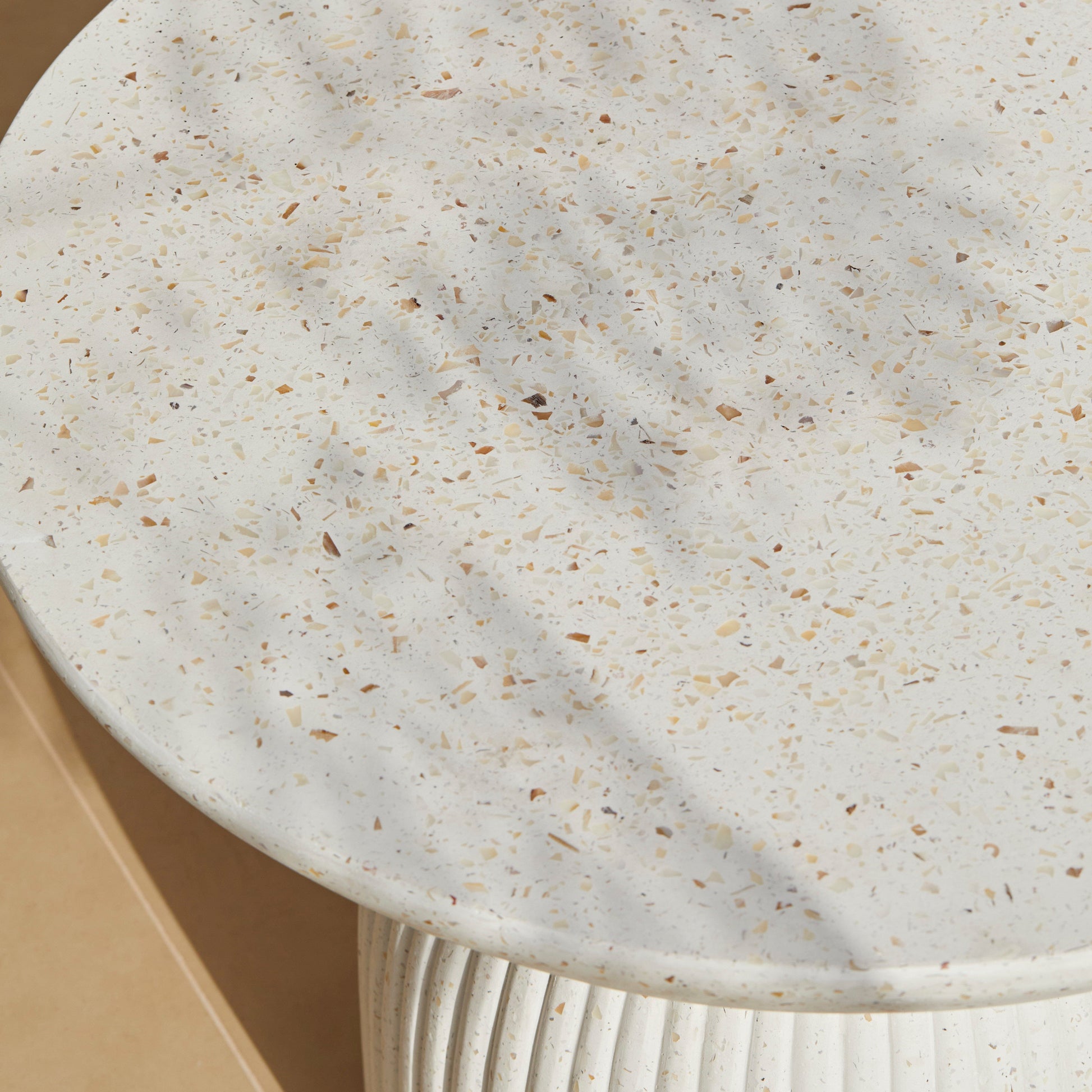 Zaliki_35cm_Concrete_Round_Side_Table_Paprika_Terrazzo