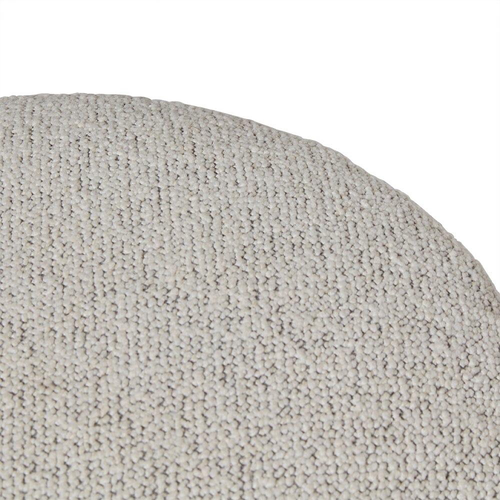 Abigail Drum Stool - Dove Grey - Laura James