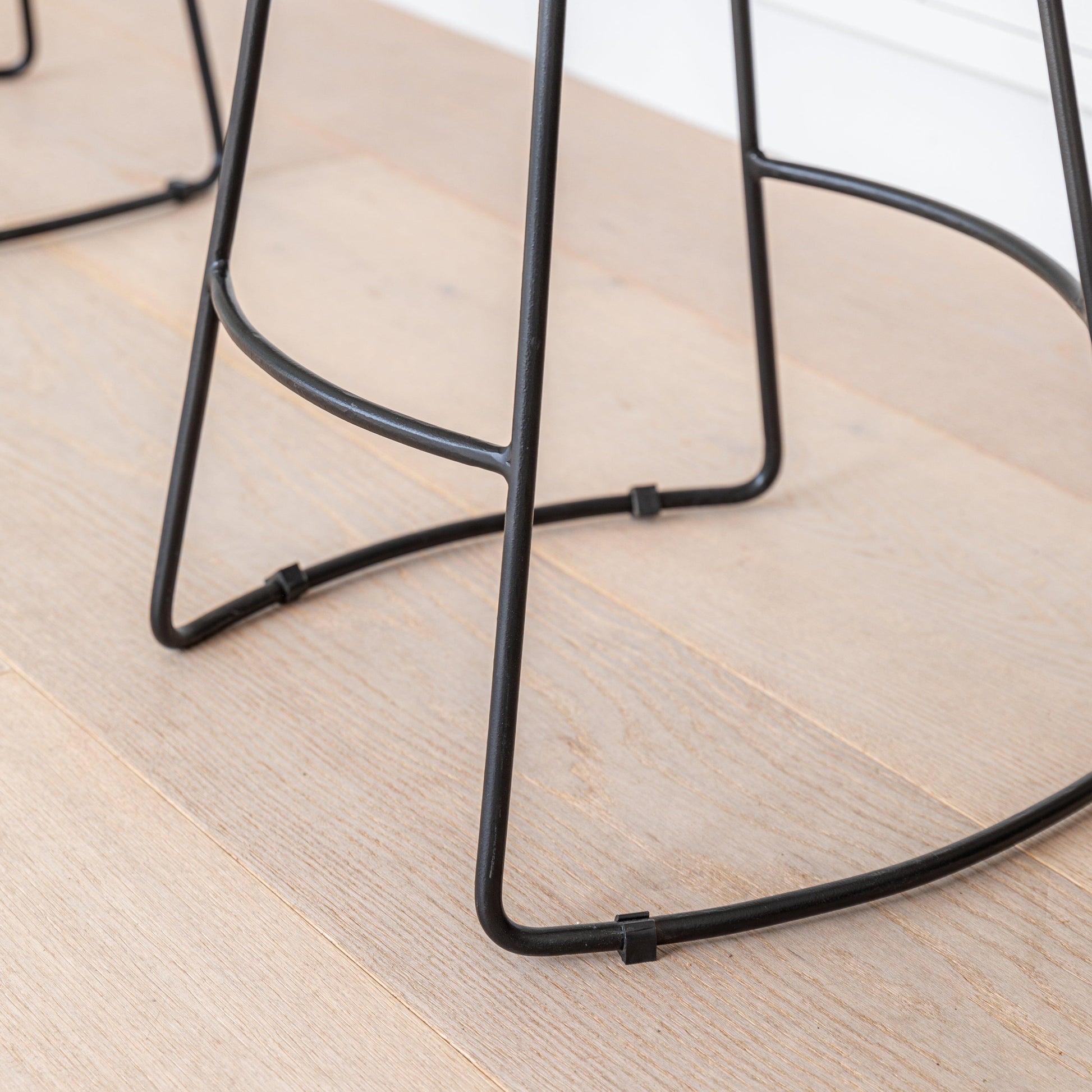 Aiden Natural Mango Wood Bar Stool - Set of 2 - Laura James