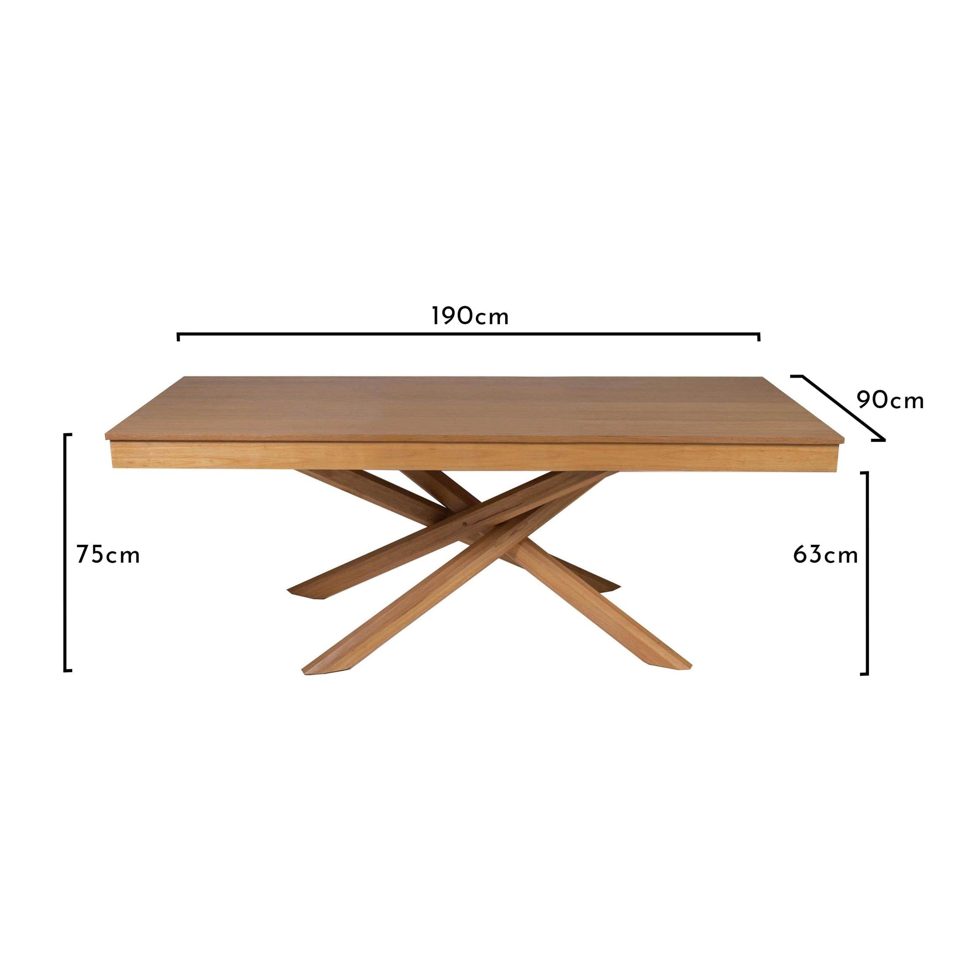 Amelia Oak Dining Table