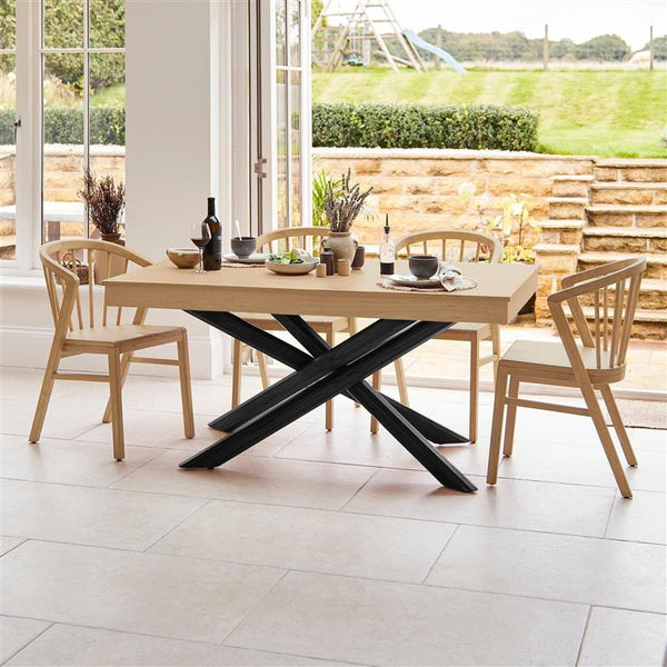 Laura James Light Wood Extendable Dining Table Laura James Seater