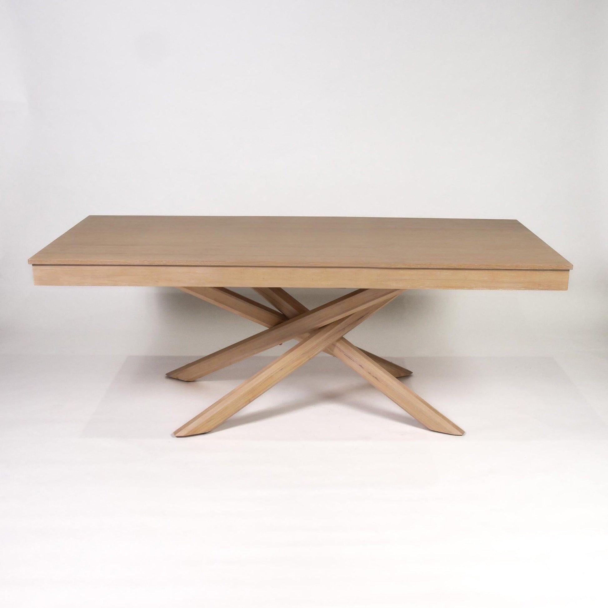 Amelia Whitewash Oak Dining Table -Laura James