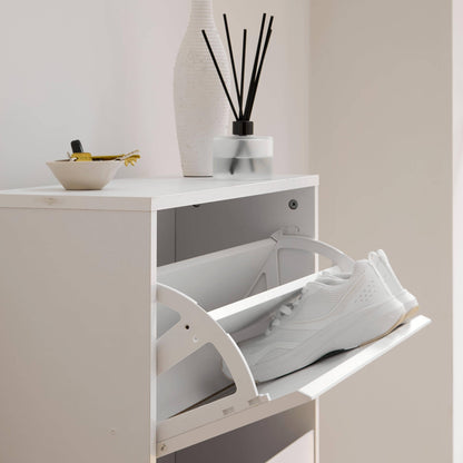 Anderson Shoe Cabinet - 3 Door - White