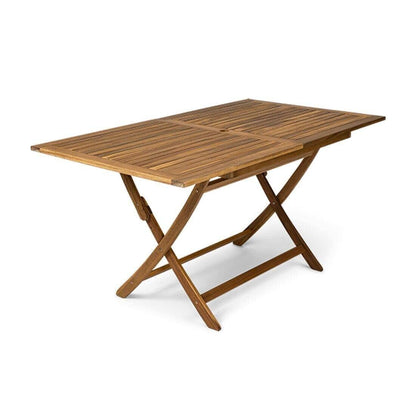 Ashby 6 Seater Wooden Rectangular Folding Dining Table - 150cm - Laura James 
