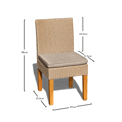 Aspen 8 Seater Wooden Garden Dining Set - Laura James