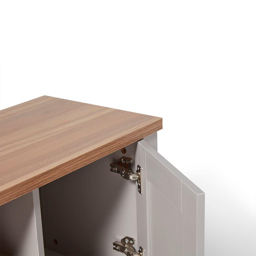 Bampton Stone Grey TV Unit - Laura James 