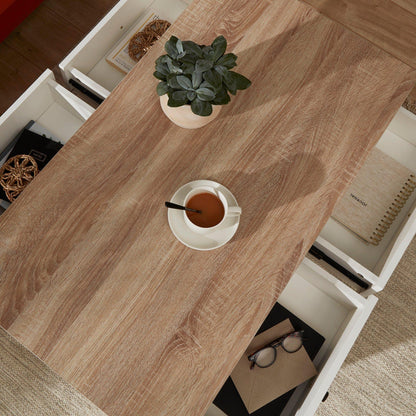 Bampton Coffee Table - Alabaster White - Laura James