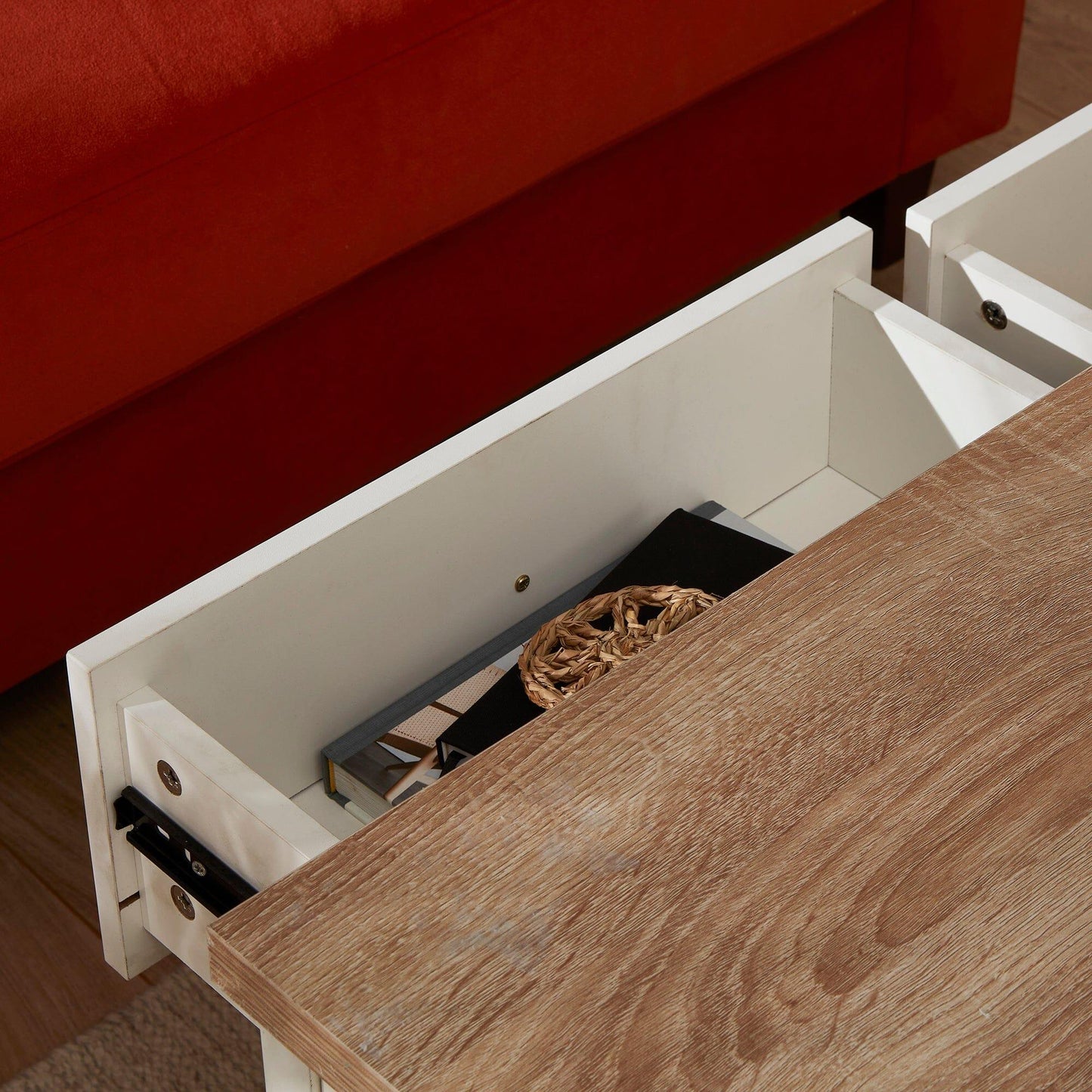 Bampton Coffee Table - Alabaster White - Laura James