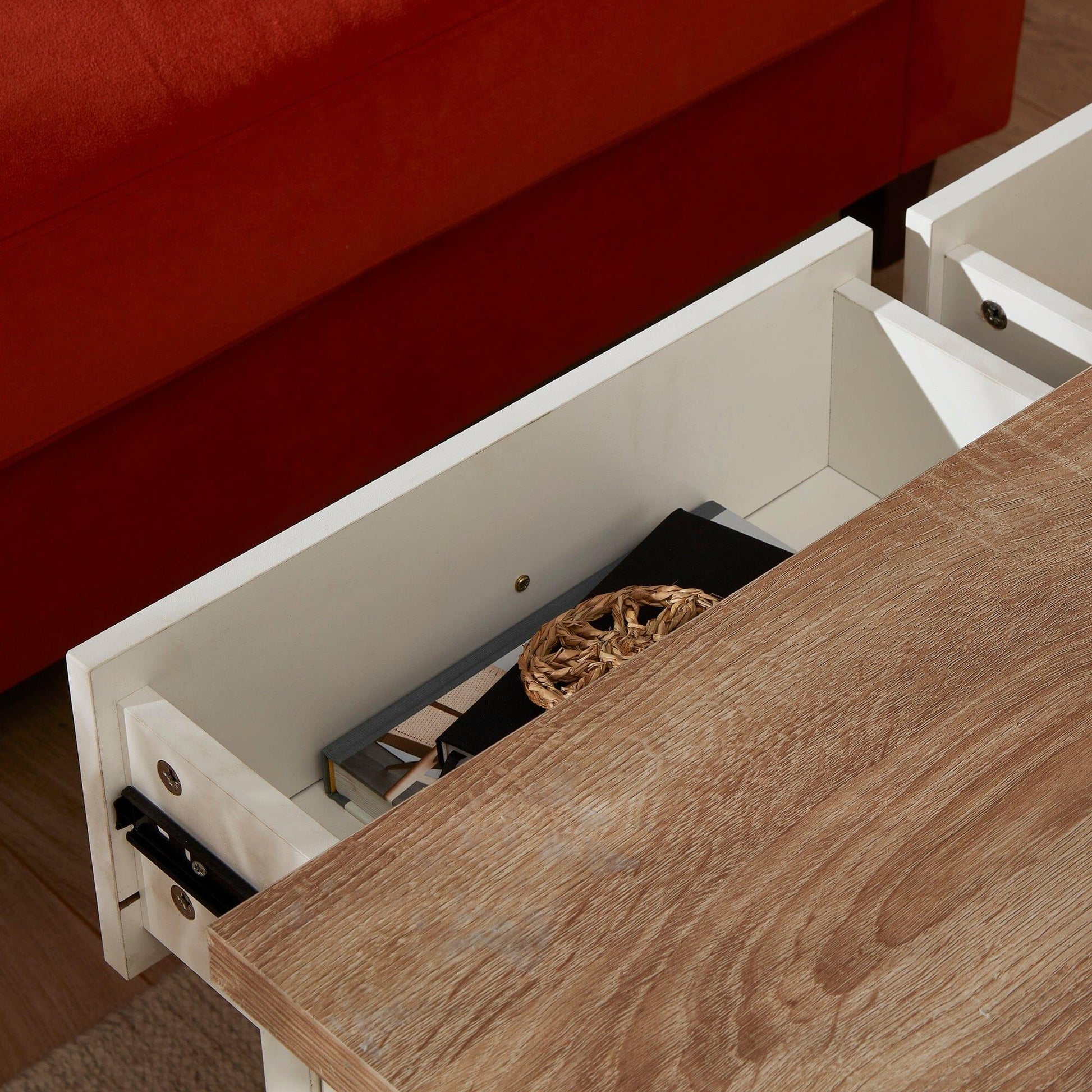 Bampton Coffee Table - Alabaster White - Laura James