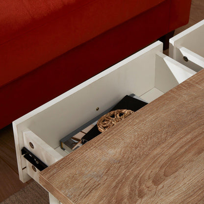 Bampton Coffee Table - Alabaster White - Laura James