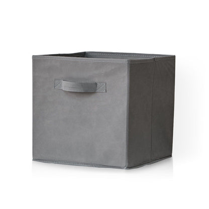 Cara 9 Cube Storage Unit & 4 Grey Handled Box Drawers