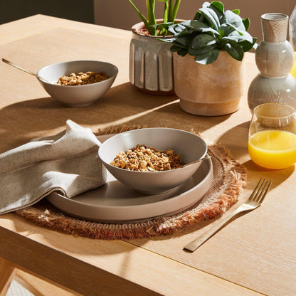 Charlotte Whitewash Cross Leg Extendable Dining Table - Laura James