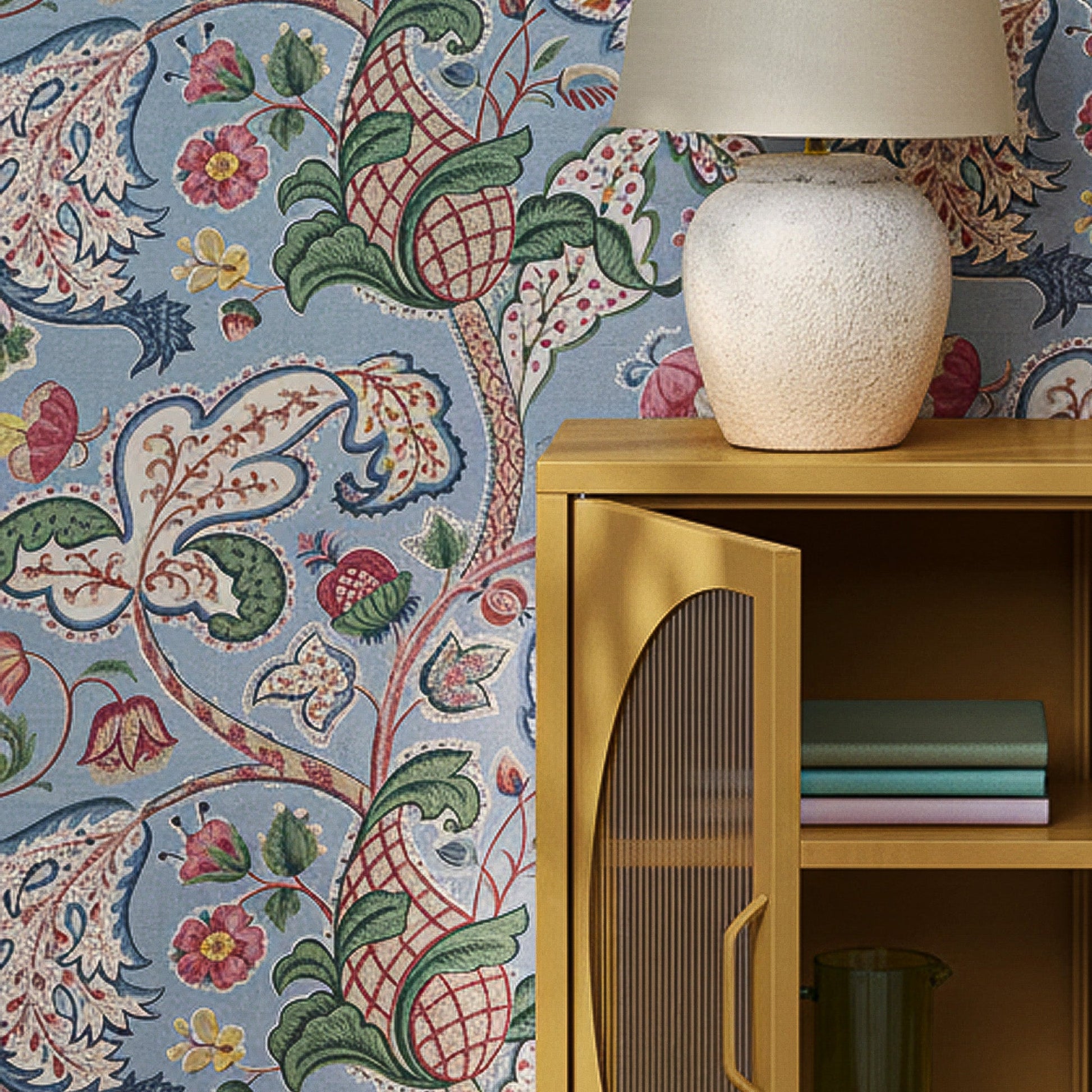 Conan Metal 2 Door Sideboard - Mustard Yellow - Laura James