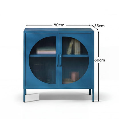 Conan 2 Door Sideboard - Lagoon Teal - Laura James