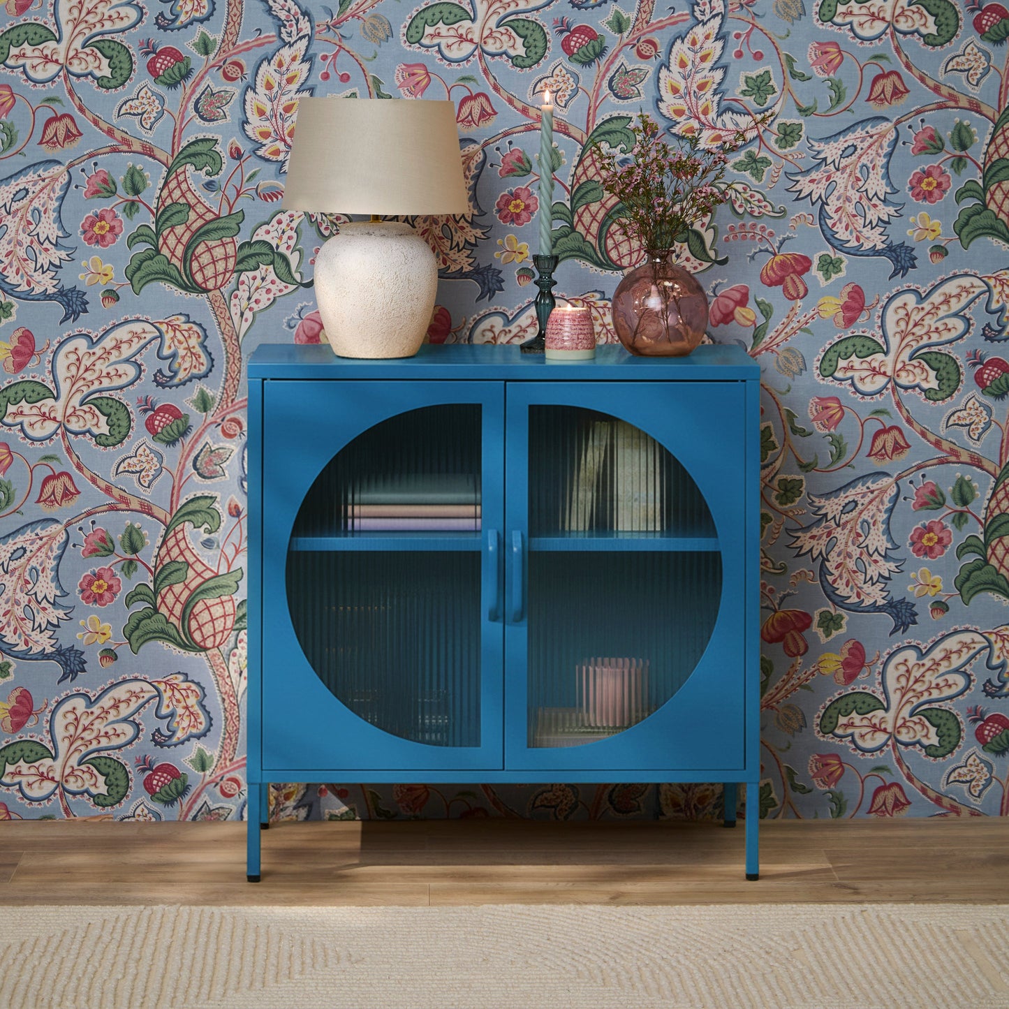 Conan 2 Door Sideboard - Lagoon Teal - Laura James