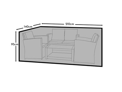 Small Conversation Set Garden Furniture Cover - Eaden - Halston - Cote - Aria - Harrelson  Indra  & Rowan Sets