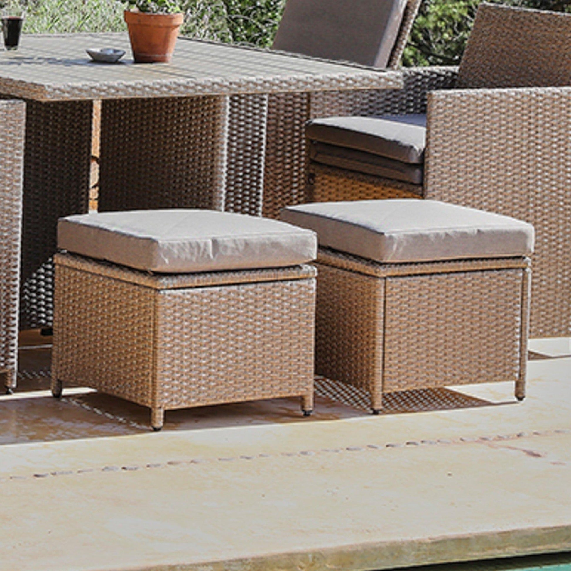 Cushion Covers Rattan Cube Set Cushions Rattan Cube Rattan Garden