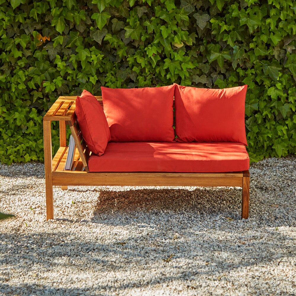 Dakota Red Garden Corner Sofa