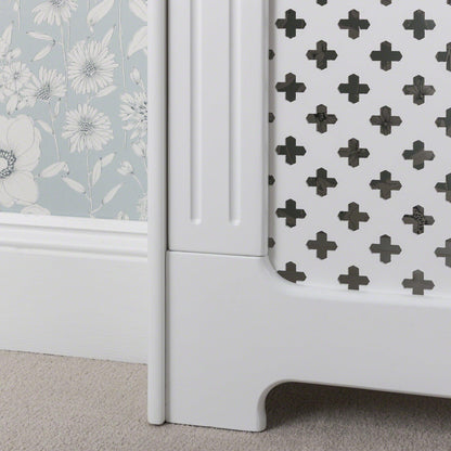 Radiator Cover White Painted Small - Laura James