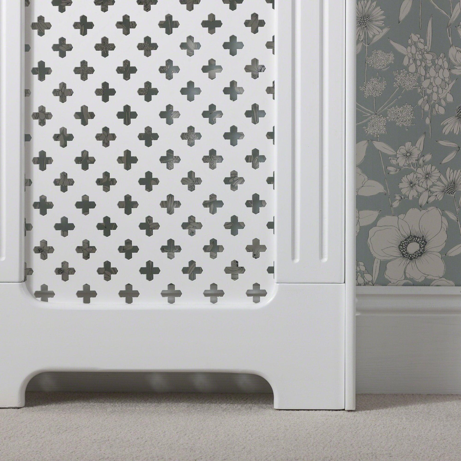 Radiator Cover White Painted Small - Laura James