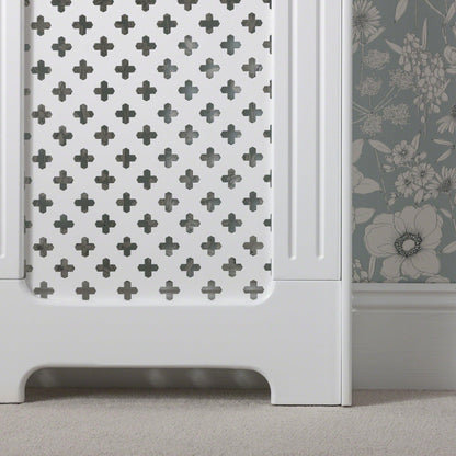 Radiator Cover White Painted Small - Laura James