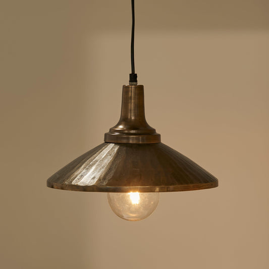 Elcome 36cm Metal Lamp Base - Bronze - Laura James