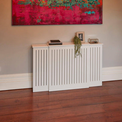 Elspeth Extendable Radiator Cover in Snow White