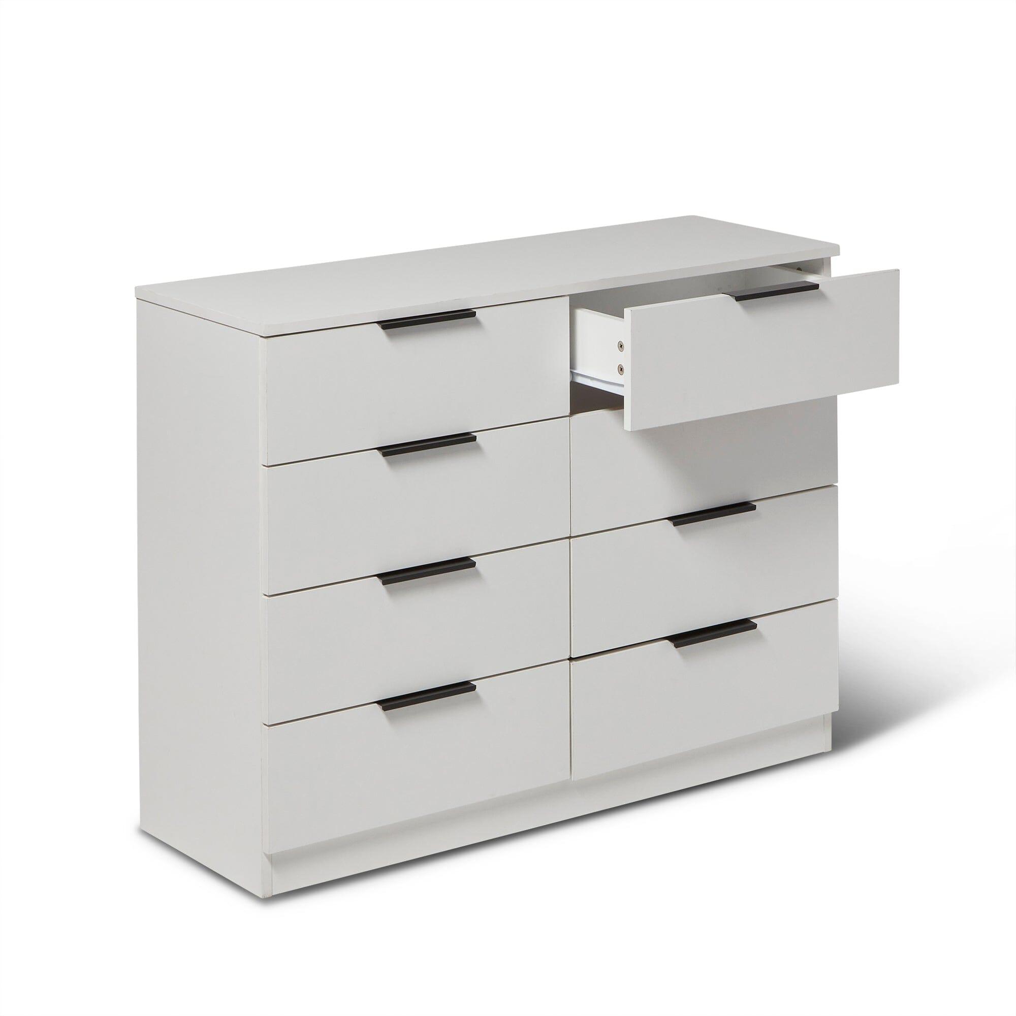 Essie 8 Drawer Chest of Drawers - Pure White – Laura James Ireland
