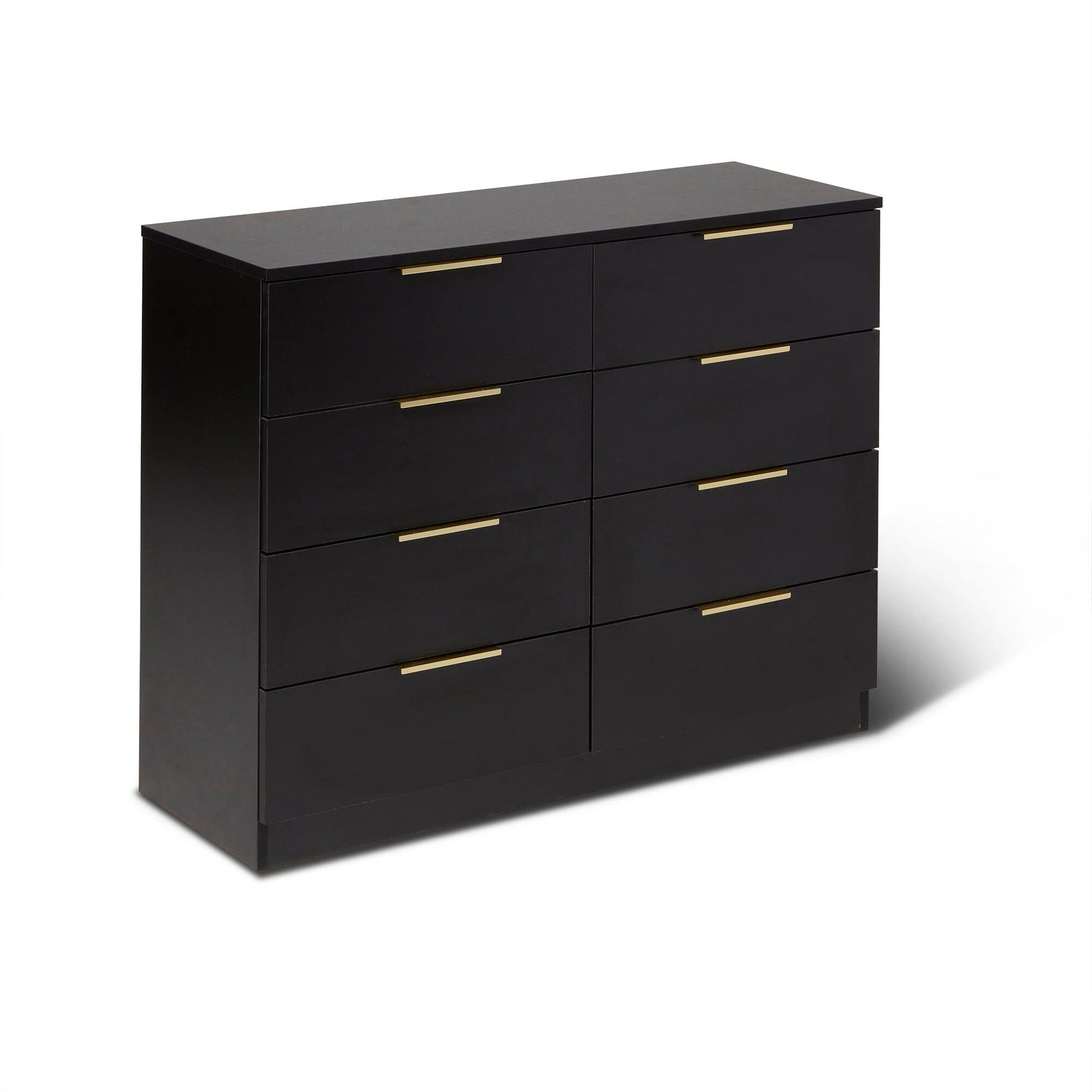 Essie 8 Drawer Chest of Drawers - Black Laura James Ireland Essie 8 Drawer Chest of Drawers - Black Laura James Ireland