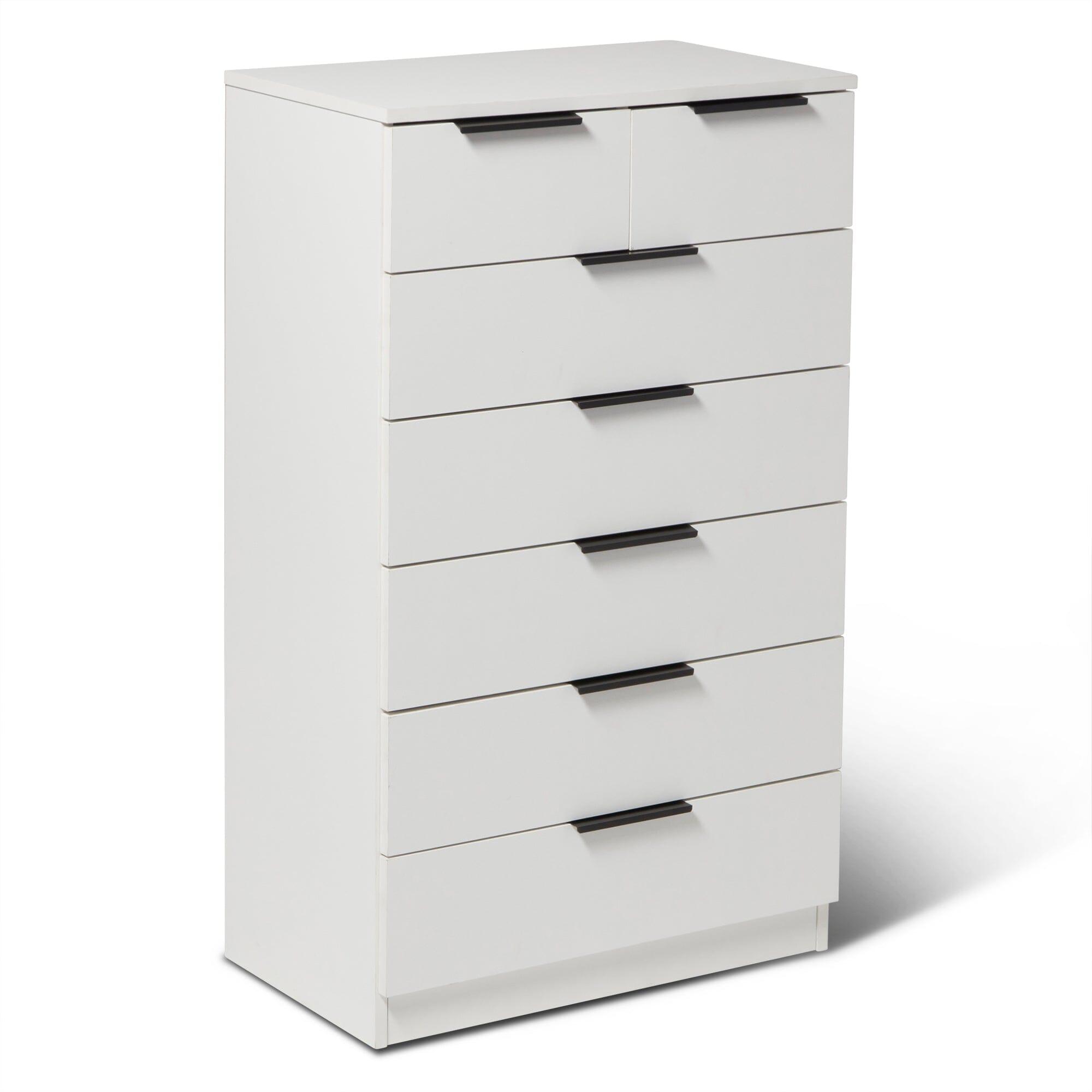 Essie Tall 7 Drawer Chest of Drawers - White – Laura James Ireland