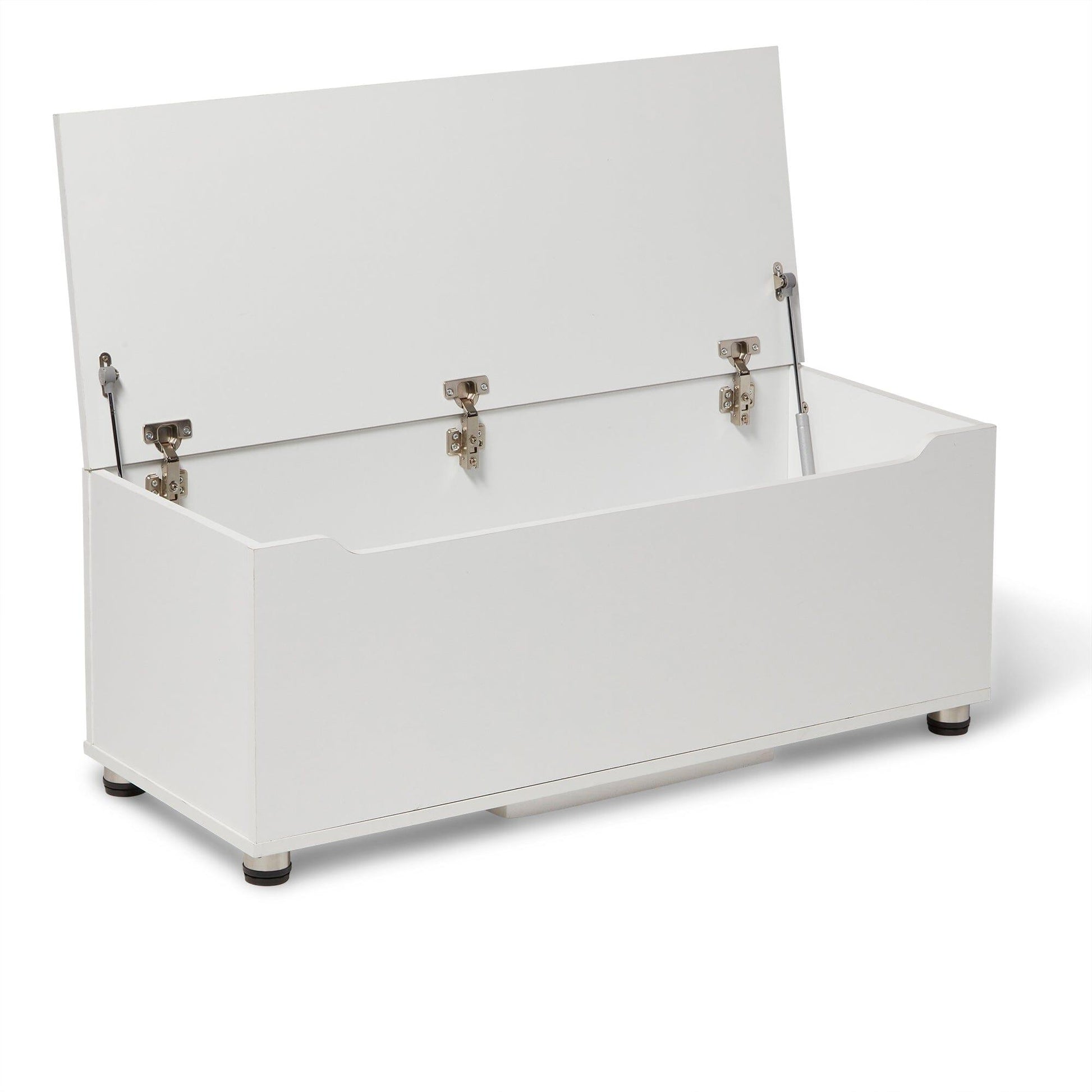 Essie Wooden Storage Chest Blanket Box Toy Chest White