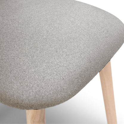 Freya Fossil Armchairs - Set of 2 - Whitewash Oak Legs - Laura James 