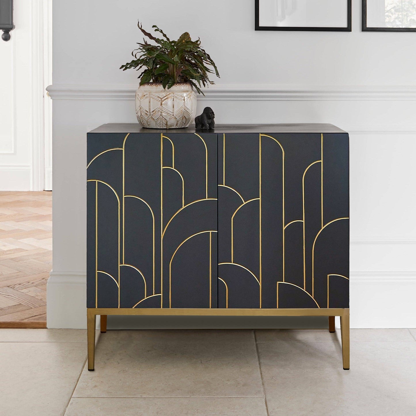 Gatsby 2 Door Sideboard – Smoke Grey - Laura James
