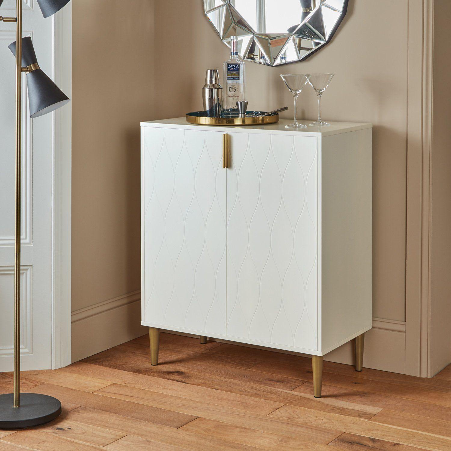 Gloria small sideboard - white - Laura James