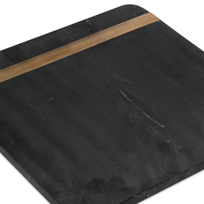 Grazeley Black Marble Serving Board - 36x36cm - Laura James