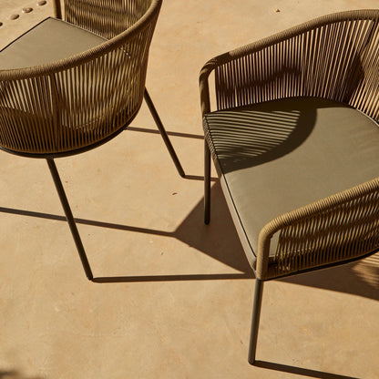 Hali 8 Seater Wooden Outdoor Dining Set with Hali Green Chairs & Grey LED Premium Cantilever Parasol - 235cm