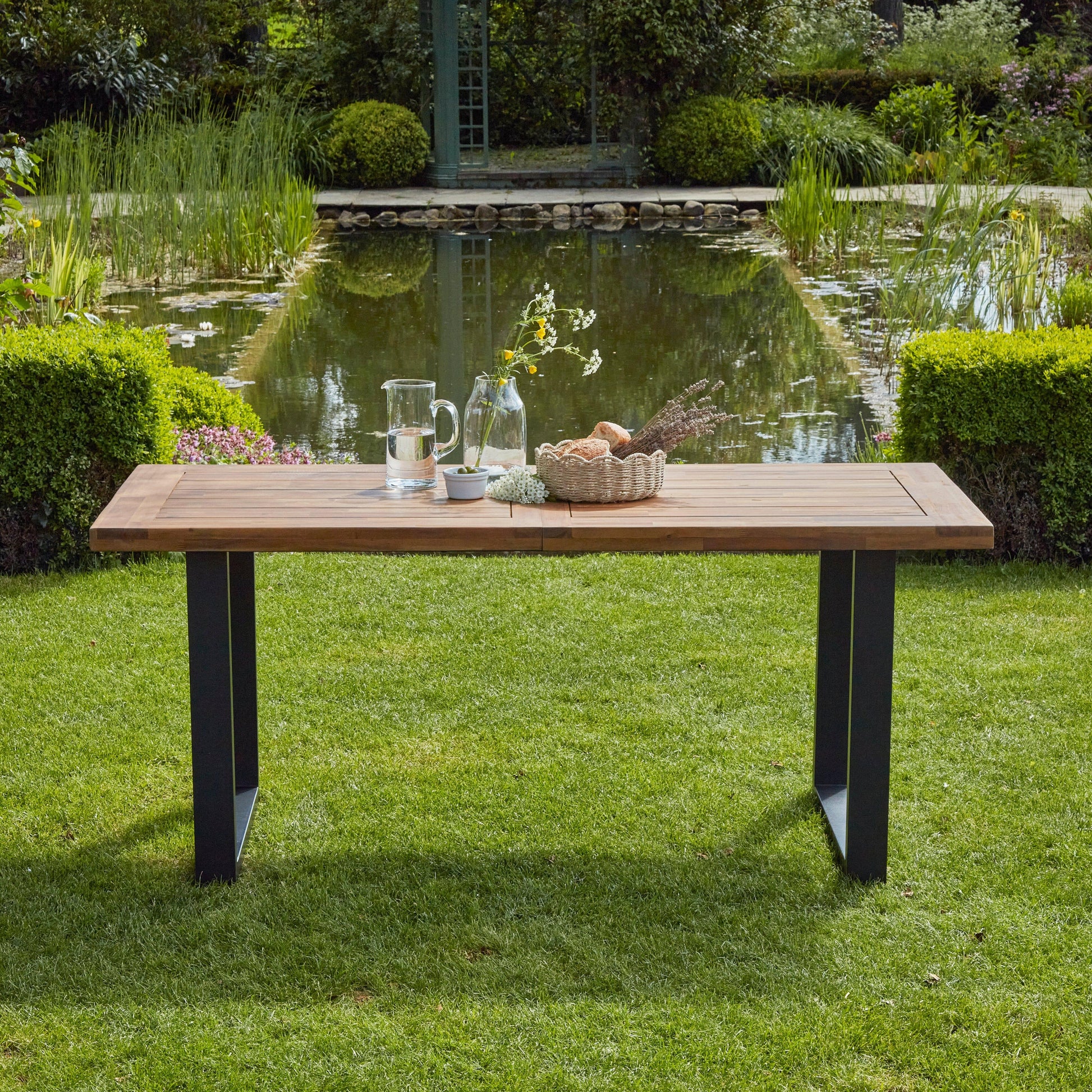 Hali Table With 6 Oliver Dining Chairs - 175cm - Laura James
