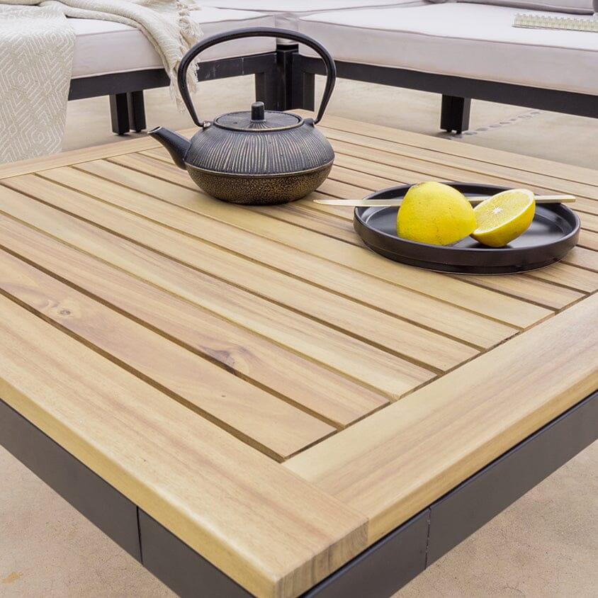 Halston Garden Conversation Sofa Set - Black - Laura James