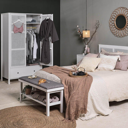 Heaton 150cm Round Seagrass Rug - Natural - Laura James