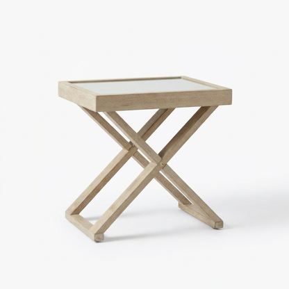 Akira Glass Garden Side Table - Laura James