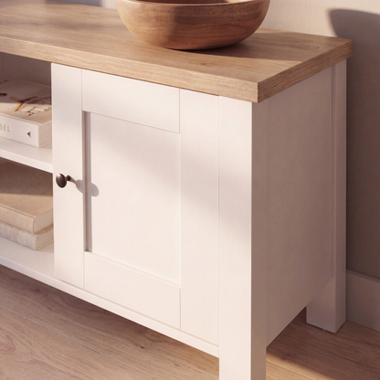 Bampton Alabaster White TV Unit - New