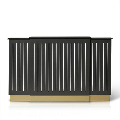 Iliana Extending Radiator Cover in Charcoal Grey - Laura James