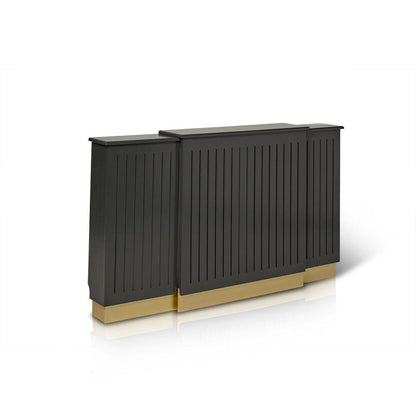 Iliana Extending Radiator Cover in Charcoal Grey - Laura James