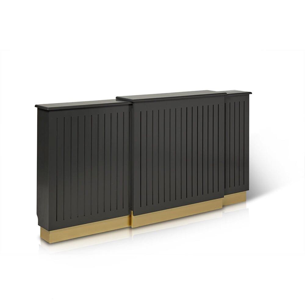 Iliana Extending Radiator Cover in Charcoal Grey - Laura James