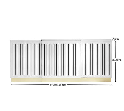 Iliana Extending Radiator Cover - Snow White - Laura James

