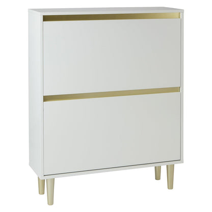 Iliana shoe cabinet - 2 door - white - Laura James